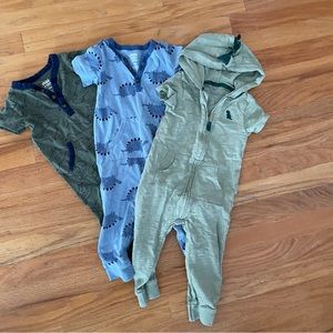 SET OF 3: Dino Rompers 🦖